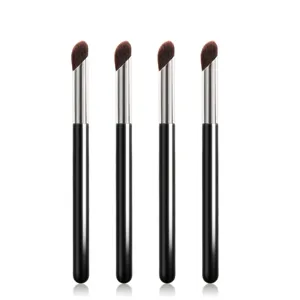 Professional angled concealer makeup brushes set with soft bristles for seamless face coverage.