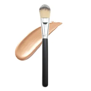 Professioneller Make-up-Pinsel für Foundation, flüssige Creme und BB-Creme, weiche Borsten