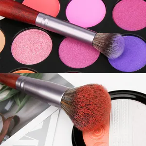Professional dual-ended makeup brush soft hair cosmetic tool for powder and eyeshadow