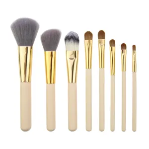 8-teiliges Make-up Pinsel Set professionelle Kosmetikwerkzeuge Puder Lidschatten Pinsel