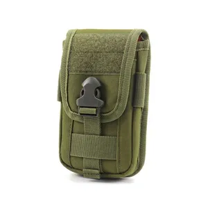 Armeegrüne taktische Gürteltasche Molle EDC Tasche für Outdoor Wandern Camping Sport Ausrüstung.