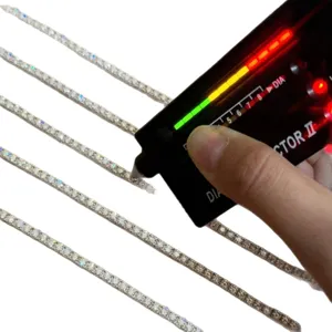 Moissaniet tennisarmband zilver fonkelende diamant lijn sieraden hoofdafbeelding
