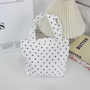 Koreatiki tsanta tote apo nylon me poula, elafri tsantaki cheiros gia xrisi.