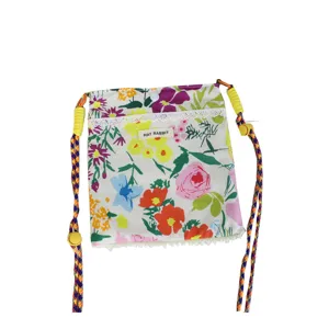 Blumen Leinwand Umhängetasche Süße Kleine Schultertasche Lässige Mini Tasche Damen