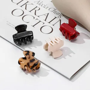 Mini hair claw clips set for women cute small hair accessories styling tools aesthetic