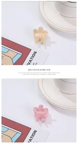 Frühling koreanische süße Blumen Haarklammer, exquisite kleine Haaraccessoires für Alltag.