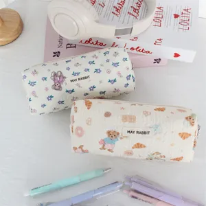 Carino astuccio in schiuma plissettata per studenti, borsa di stoccaggio estetica.