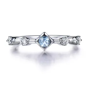 Euro-Amerikanischer Stil Casual Legierung Strass Eingelegter Ring Geometrische Runde Wassertropfenform Dünner Band Fingerring Für Damen Party Täglich Schmuck Geschenk