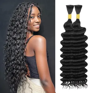Vue détaillée d'extensions de cheveux bouclés synthétiques, 46cm, aspect naturel.