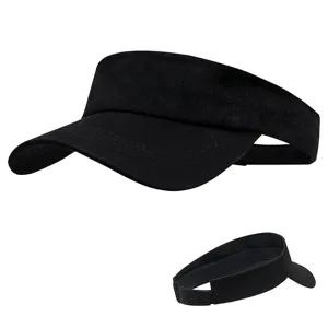 Καπέλο Visor Αθλητικό Unisex Ύπαιθρο Ρυθμιζόμενο Κλείσιμο Σκρατς Αναπνεύσιμο Μείγμα Πολυεστέρα Βαμβάκι Μονόχρωμο Κυρτό Γείσο Καπέλο Μπέιζμπολ Σκίαση για Τρέξιμο Τένις Άνδρες Γυναίκες