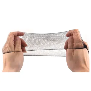 Invisible Elastic Mesh Hair Nets For Wigs Bun Cover Snood For Women Girls Ballet Dance Flight Attendant Black Nylon Hair Styling Accessories
