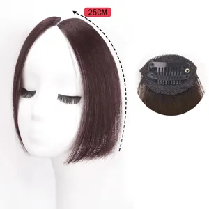 Estensioni Capelli Taglio Hime Fibra Sintetica Clip Frangia Laterale Cornice Viso Parrucchino Parrucca Per Donne