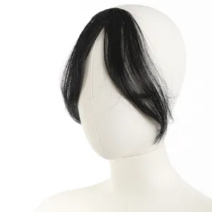 French fringe hair topper for women natural looking synthetic middle part bangs piece