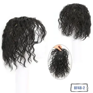 Women corn perm short hair topper volume increaser hairline coverage hair extension piece