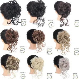 Chignon con molletta capelli sintetici extension varianti di colore dettaglio 9 toni