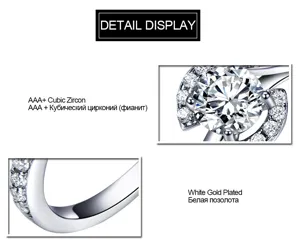 Nahaufnahme des eleganten Zirkoniarings mit funkelnden Steinen und glatter Ringschiene.