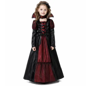 Παιδική Στολή Βαμπίρ Halloween Κορίτσι Διάβολος Cosplay Φόρεμα Πάρτι Ένδυση