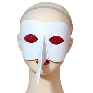 Halloween plague doctor mask white long beak bird mask for anime cosplay costume party props