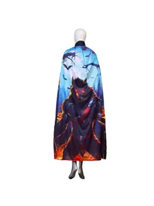 Halloween werewolf print cloak cape for party holiday festival cosplay costume dress up
