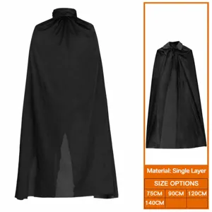Halloween mavro manteli kapa kostoumi gia enilikes paidia thanatos diavolos parti.