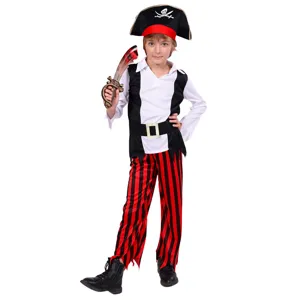 Ensemble costume de pirate pour enfants avec chapeau chemise pantalon et epee fete