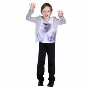 Kids Halloween 3D Ghost Costume Set Vampire Cosplay Outfit Party Stage Performance Main