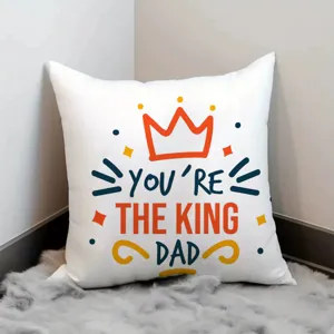 Father's Day pillowcase decorative square cushion soft sofa backrest home car pillow