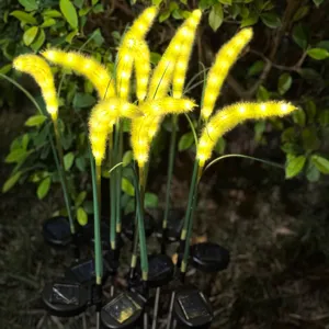Solar LED foxtail grass light outdoor garden lawn waterproof landscape stake lamp