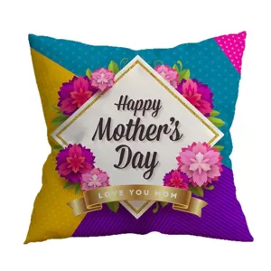 Funda de cojin cuadrada del Dia de la Madre, funda decorativa para sofa decoracion.