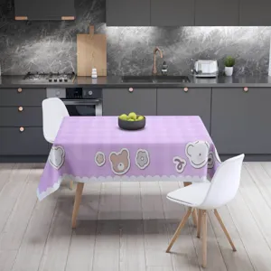 Mantel de Poliéster Impermeable con Impresión Digital Moderno Minimalista Mantel para Cocina Comedor Decoración del Hogar