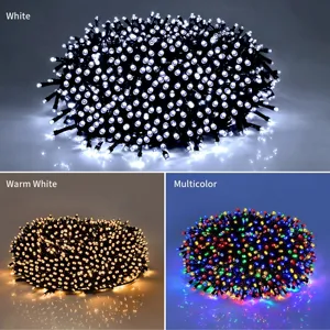 Catena luminosa LED solare impermeabile esterno giardino Natale matrimonio festa decorazione
