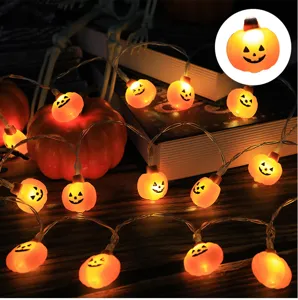 Halloween LED kolokytha seira fotwn thermes lamperes neraidofota gia parti diakosmisi