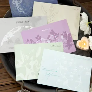 Vintage sulfuric acid paper envelope set decorative stationery journaling material main view