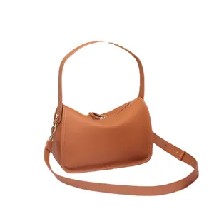 Hochwertige Rindsleder Umhängetasche, weiche Leder Dumpling Crossbody Tasche für Damen.