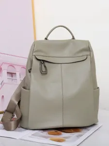 Women Genuine Leather Backpack Large Capacity Casual Travel School Bag Soft Cowhide Commuter Daypack
