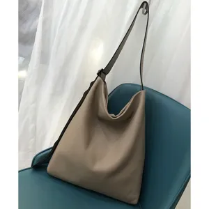 Genuine Leather Tote Bag For Women Large Capacity Soft Cowhide Shoulder Crossbody Hobo Bag Daily Commuter Handbag