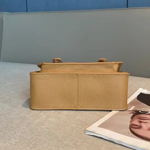 Chic genuine leather crossbody bag for women, stylish daily shoulder tote purse item.