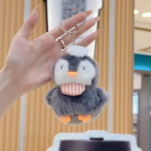 Cute plush penguin keychain soft toy cute animal bag charm birthday gift for kids