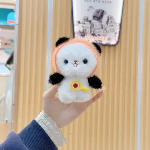 Süßer Panda Plüsch Anhänger Spielzeug,weiche Stofftier Puppe für Taschenschmuck Schlüsselbund.