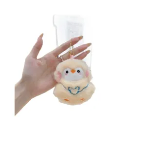 Portachiavi in peluche di pinguino di cartone animato morbido bambola borsa ciondolo bambini.