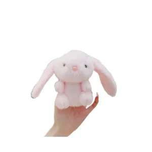 Süßes rosa Plüschkaninchen Spielzeug, weiche Kuscheltier Hase Puppe als Kindergeschenk.