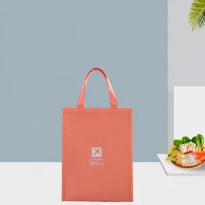 Durable Waterproof Oxford Cloth Insulated Lunch Bag Portable Thermal Cooler Tote Bag For Picnic Food Storage