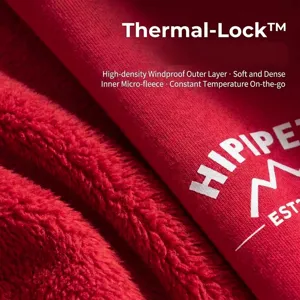 Thermal-Lock fleece warm dog hoodie fabric winter thick pet clothing material soft.