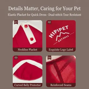 Dog polo sweatshirt pet apparel winter warm puppy clothes red athletic wear for large dogs