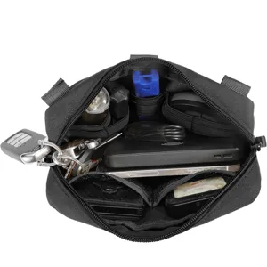 Bolsa Admin EDC Táctica Bolsa Utilitaria Modular Cortada con Láser Bolsa de Herramientas Molle para Deportes al Aire Libre