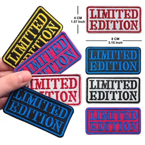 Limited edition embroidered patch tactical morale badge for outdoor backpack clothing