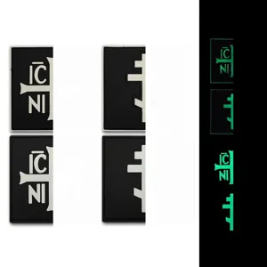 Τακτικό Patch Morale PVC Φωτεινό Στρατιωτικό Περιβραχιόνιο Θρησκευτικός Σταυρός Έμβλημα Για Σακίδιο Ρούχα Τακτικά Αξεσουάρ