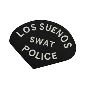 Tactical embroidered patch LOS SUENOS SWAT police badge hook and loop tactical bag emblem