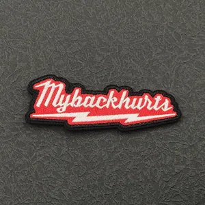 Funny Embroidered Patch Letter Tactical Hook And Loop Patch For Backpack Hat Clothes DIY Accessory