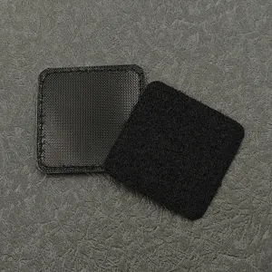 Σετ τετραγωνων μπαλωματων Velcro, τακτικη βαση διακριτικων απο ανθεκτικο ναυλον.